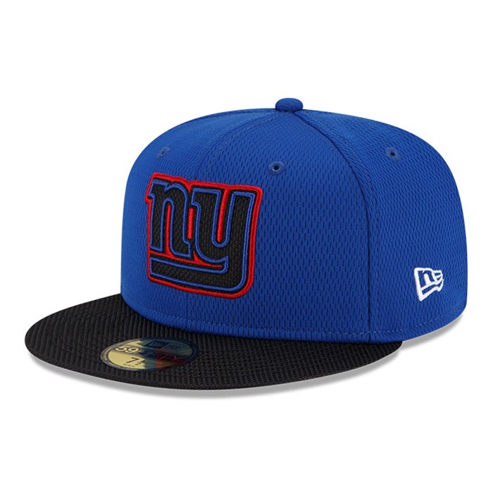 New York Giants NFL Sideline Road 59FIFTY Lippis Sininen - New Era Lippikset Halpa hinta FI-149052